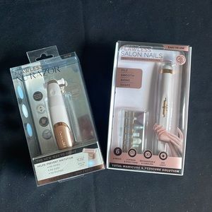 FLAWLESS NU RAZOR 🪒 and SALON NAILS 💅🏽